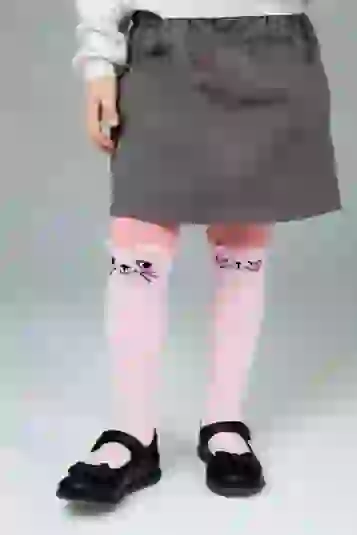 КОЛГОТКИ С РИСУНКОМ КОШКА 3 Д